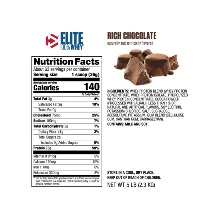 Dymatize Elite Rich Chocolate 2.27 Kg 4 1