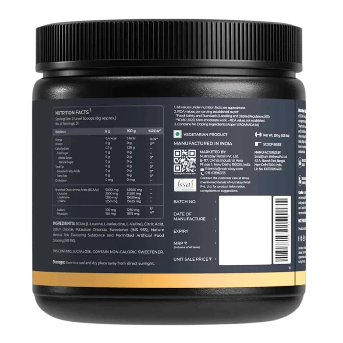 Nutrabay 2 1 1 BCAA Cola 2