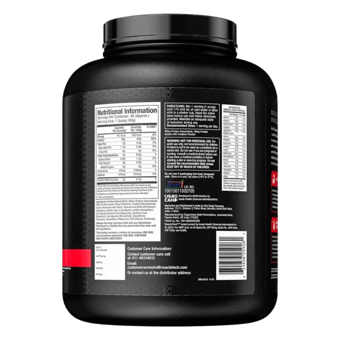 MuscleTech NitroTech MC 2Kg 3