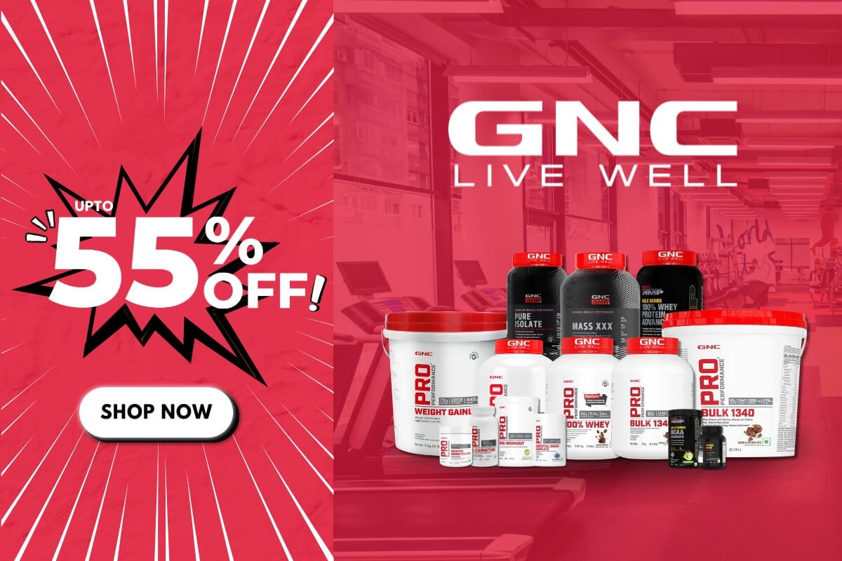 Supplement Baba Website GNC Sale Banner AMP Version