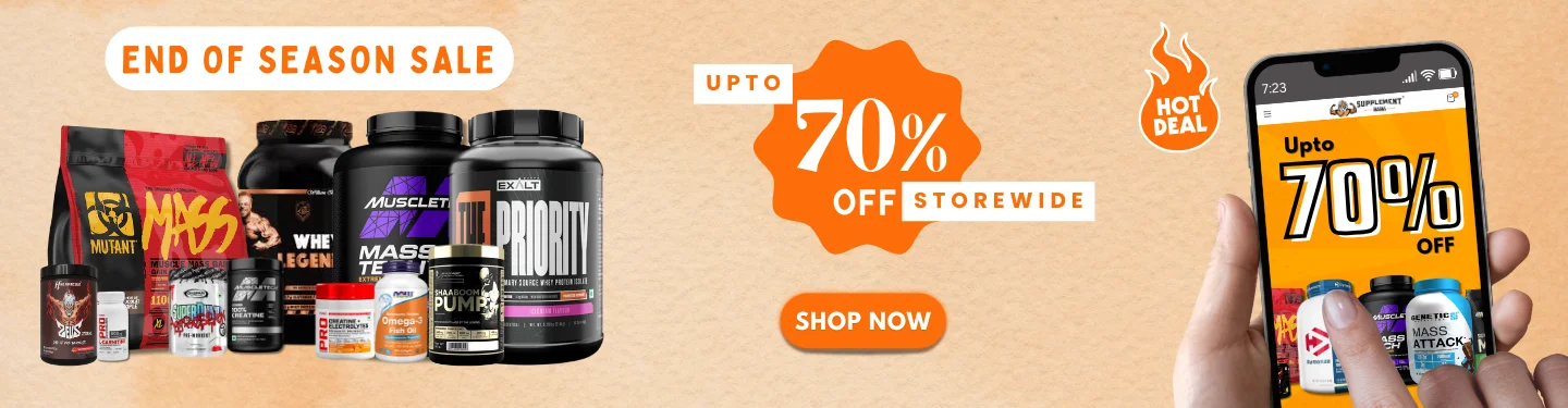 Supplement Baba Website Launch Sale Banner